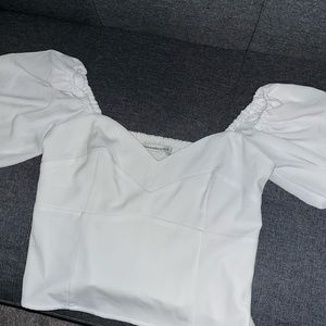 Abercrombie Corset Puff Sleeve Top - Medium